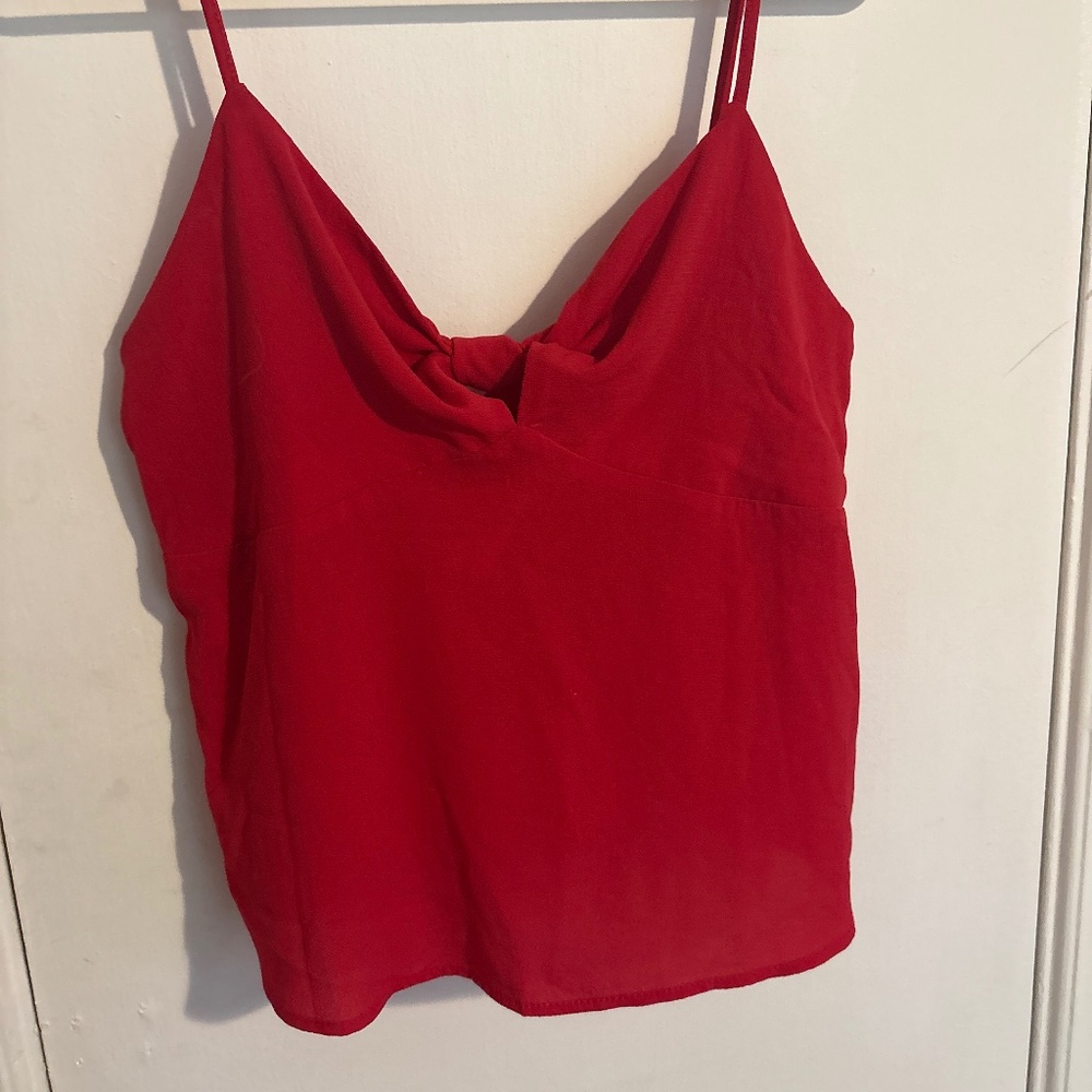 NWT Marshalls Red Tank with Cross Front